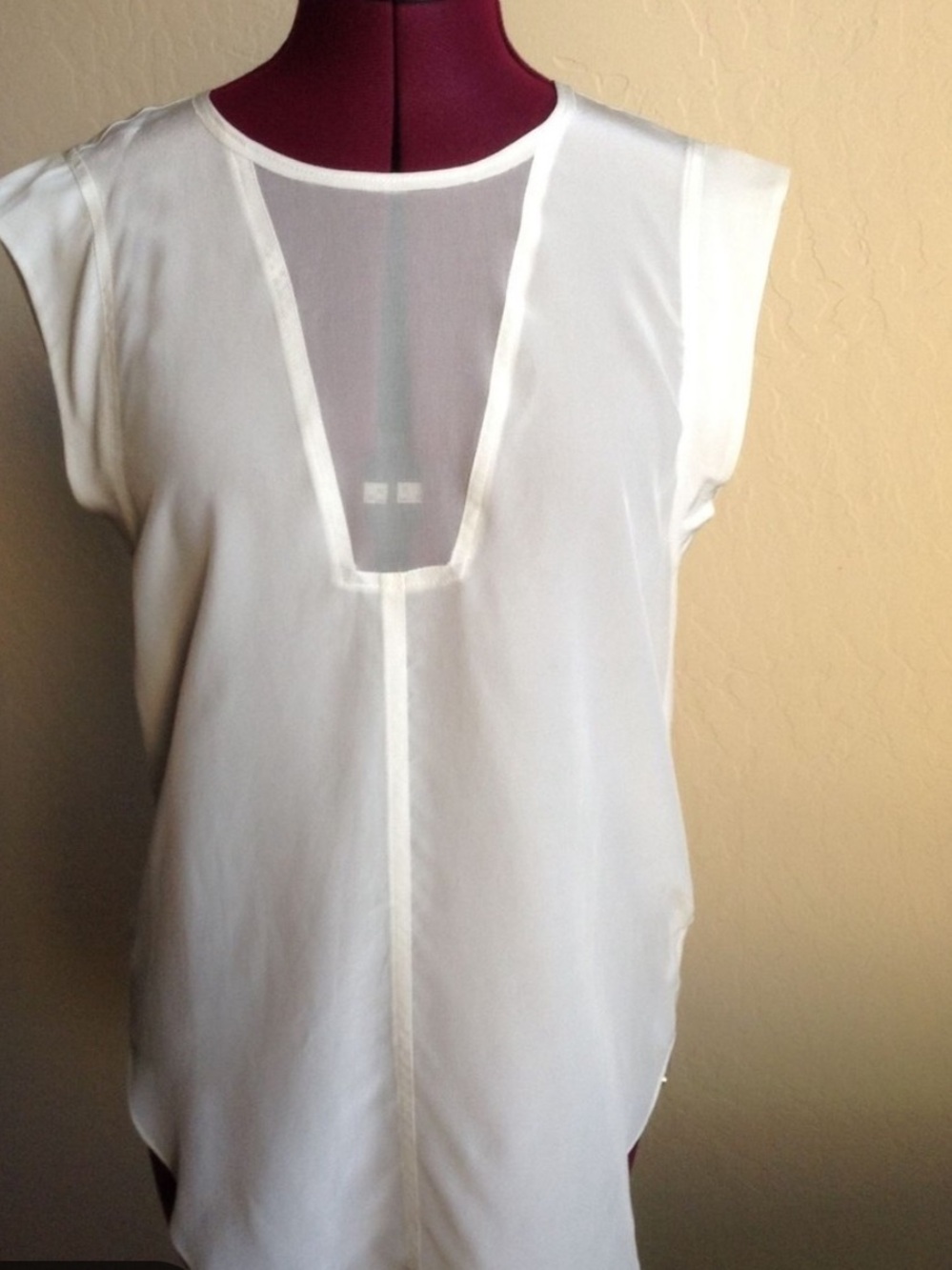 Rebecca Taylor “Charlie” silk shirt size 4